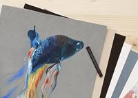 Clairefontaine Painton Mixmedia - Blok - 250 gr - 24 Blad - 6 x 4 Kleuren - thumbnail