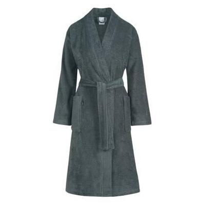 Badjas | XL | Grijs | Blauw | Katoen