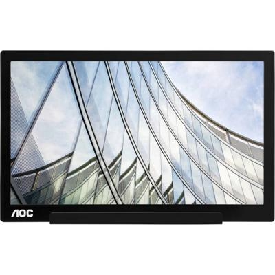 AOC i1601Fwux - 16 inch FHD USB-C Powered Portable Monitor, Smart Cover, Auto Pivot, Low Blue-modus, USB-C (DP Alt-modus) 1920 x 1080 FHD