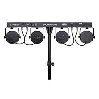 JB Systems Liveset 2 met 4 RGB LED-parren & 4 stroboscopen op statief - thumbnail