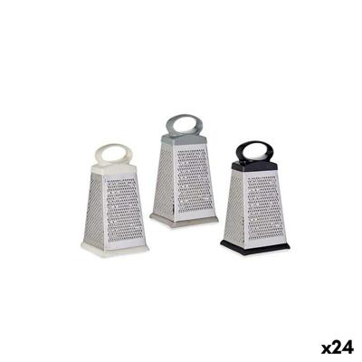 Rasper Kinvara Wit Zwart Grijs Zilver Rubber Roestvrij staal Plastic 11,5 x 22,5 x 10 cm (24 Stuks)