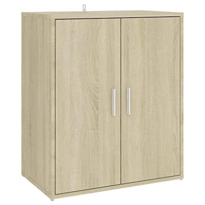 VidaXL Schoenenkast 60x35x70 cm bewerkt hout sonoma eikenkleurig