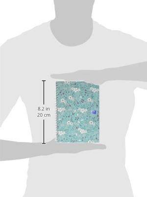 Oxford Floral hardcover spiraalschrift, ft A5, 60 vel, geruit 5 mm, 4 geassorteerde designs Oxford Floral hardcover spiraalschrift, ft A5, 60 vel, geruit 5 mm, 4 geassorteerde designs
