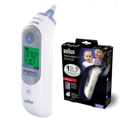 Braun IRT 6520 Thermoscan 7 Infrarood koortsthermometer Voorverwarmde meetpunt