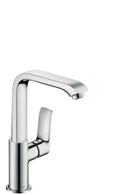 Hansgrohe Metris wastafelkraan met hoge draaibare uitloop chroom 31081000 Hansgrohe Metris wastafelkraan met hoge draaibare uitloop chroom 31081000