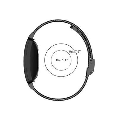 Fitbit Inspire Milanese bandje met gesp - Maat: Large - Champagne Goud Fitbit Inspire Milanese bandje met gesp - Maat: Large - Champagne Goud