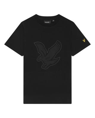 Lyle & Scott T-shirt graphic eagle - Z865 Jet zwart