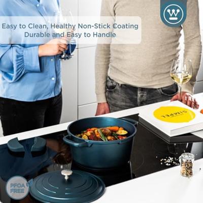 Westinghouse Performance Series Braadpan Inductie - 28cm Kookpan - Oven Geschikt - Rood