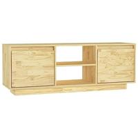 Tv-meubel 110x30x40 cm massief acaciahout - thumbnail