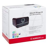 Albrecht DR 790 Radio/CD-speler DAB+, VHF (FM) AUX, Bluetooth, CD Bruin - thumbnail