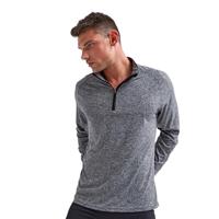 TriDry TR110 Men´s Long Sleeve Performance ¼ Zip - Black/Red - L - thumbnail