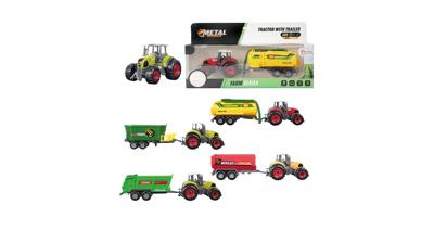 Toi Toys Tractor met aanhanger in doos