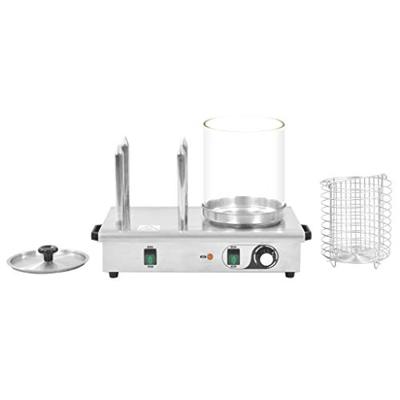 VidaXL Cilinder voor hotdog verwarmer 200x240 mm glas