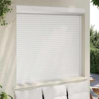 Rolluik 160x150 cm aluminium wit - thumbnail