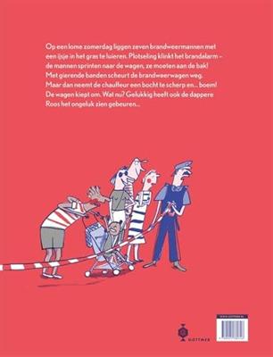 Roos redt de brandweer