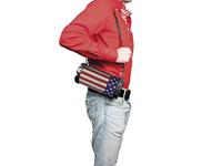 USA Draadloze Speaker met Bluetooth, USB, SD en AUX - 16 Uur Speeltijd - Met Amerikaanse Vlag (HPG407BT-USA) - thumbnail