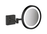 Hansgrohe Scheerspiegel AddStoris Met LED Licht Mat Zwart - thumbnail