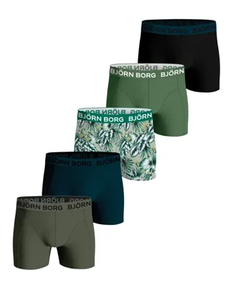 Bjorn Borg 5-Pack jongens boxershorts - Cotton Stretch - Palm