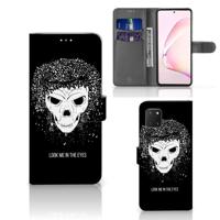 Telefoonhoesje met Naam Samsung Note 10 Lite Skull Hair - thumbnail