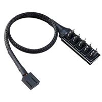Akasa AK-CBFA08-30BK 1>5x PWM 4-pin 30cm - thumbnail