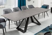Uitschuifbare eettafel CONCORD 180-230cm antraciet keramiek gemaakt in Italie - 6540648 - thumbnail