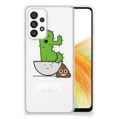 Samsung Galaxy A33 5G Telefoonhoesje met Naam Cactus Poo Samsung Galaxy A33 5G Telefoonhoesje met Naam Cactus Poo