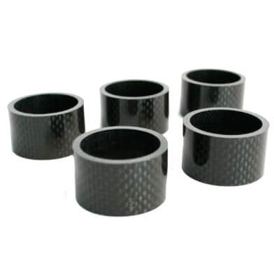 Hzb spacers 28.6 mm 1-1/8 inch oversized 20 mm carbon 5 stuks 6500033