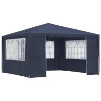 VidaXL Partytent met zijwanden professioneel 90 g/m² 4x4 m blauw - thumbnail