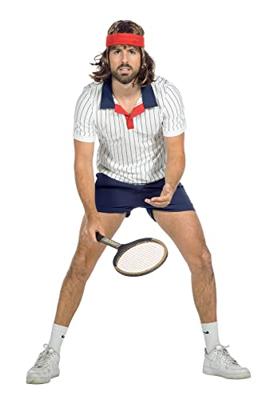 Tennis Kostuum Retro Heren