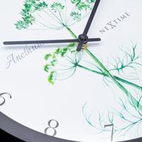 NeXtime NE-4315 Buitenklok Anethium 30.5 cm Zwart/Wit - thumbnail