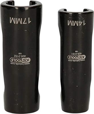 KS Tools 405.0150 3/8 + 1/2 injectorsleutelset voor BMW, 2-delig KS Tools 405.0150 3/8 + 1/2 injectorsleutelset voor BMW, 2-delig