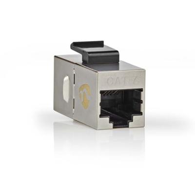 Nedis Netwerkkoppeling | CAT6a / CAT7 | Afgeschermd | RJ45 Female | RJ45 Female | Recht | Metaal | Doos - CCGB89015ME Nedis Netwerkkoppeling | CAT6a / CAT7 | Afgeschermd | RJ45 Female | RJ45 Female | Recht | Metaal | Doos - CCGB89015ME