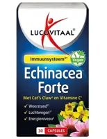 Lucovitaal Echinacea forte & cat's claw & vitamine C 30 Capsules - thumbnail