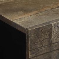 Badkamerkast 38x33x58 cm massief mangohout - thumbnail