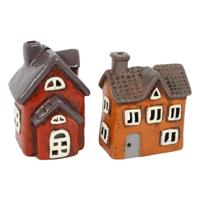 Theelicht huis Bill 10x9,5x14cm - thumbnail