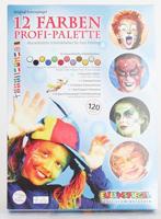 Eulenspiegel Schmink set met stap-voor-stap, diverse kleuren, 1 set - thumbnail