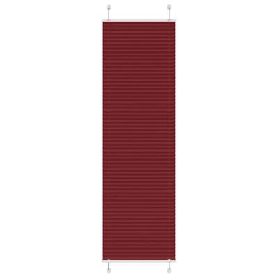Pliss rolgordijn 60x200 cm stofbreedte 59,4 cm bordeauxrood