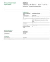 Schneider Electric ZBZ33 Labeldrager (l x b) 50 mm x 30 mm Zonder markering Zwart 1 stuk(s) - thumbnail