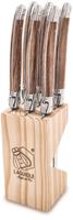 Laguiole Style de Vie Steakmessen Premium Line Wood - 6 stuks - thumbnail