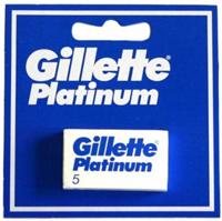 Gillette Gillette Platinum scheermesjes - 5st - thumbnail