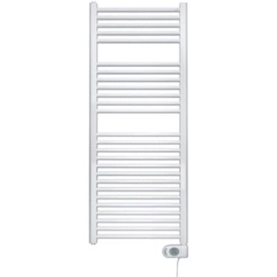 Zehnder Aura E elektrische handdoekradiator 122.6x50cm 750watt 230 volt | 50 Hz Staal Wit glans pbez-120-50-mq Zehnder Aura E elektrische handdoekradiator 122.6x50cm 750watt 230 volt | 50 Hz Staal Wit glans pbez-120-50-mq