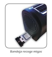 Broodrooster Mx Onda MX-TC2215 1000W 1000 W - thumbnail