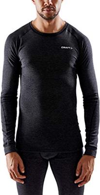 Craft 1909711 Core Wool Merino Set Men - Black Melange - XL - thumbnail