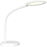 Dimbare LED Bureaulamp - 7W Natuurlijk Wit 4000K - Mat Wit Kunststof - thumbnail