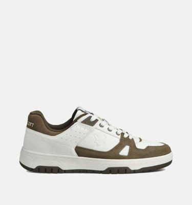 Lyle & Scott Evanton Sneakers Heren Groen/Wit - Maat 42 - Kleur: WitGroen | Soccerfanshop