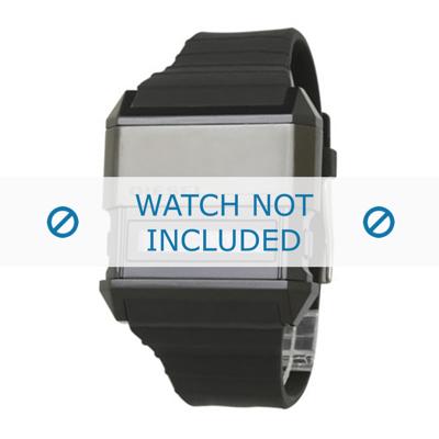 Diesel horlogeband DZ7200 Silicoon Zwart 30mm Diesel horlogeband DZ7200 Silicoon Zwart 30mm