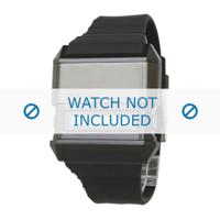 Diesel horlogeband DZ7200 Silicoon Zwart 30mm - thumbnail