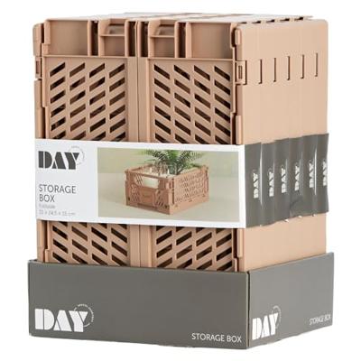 Set van opstapelbare opbergboxen Zand 3,3 L