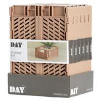 Set van opstapelbare opbergboxen Zand 3,3 L - thumbnail