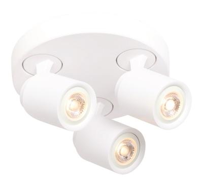 Freelight Spot Razza 3 lichts Ø 21 cm GU10 wit